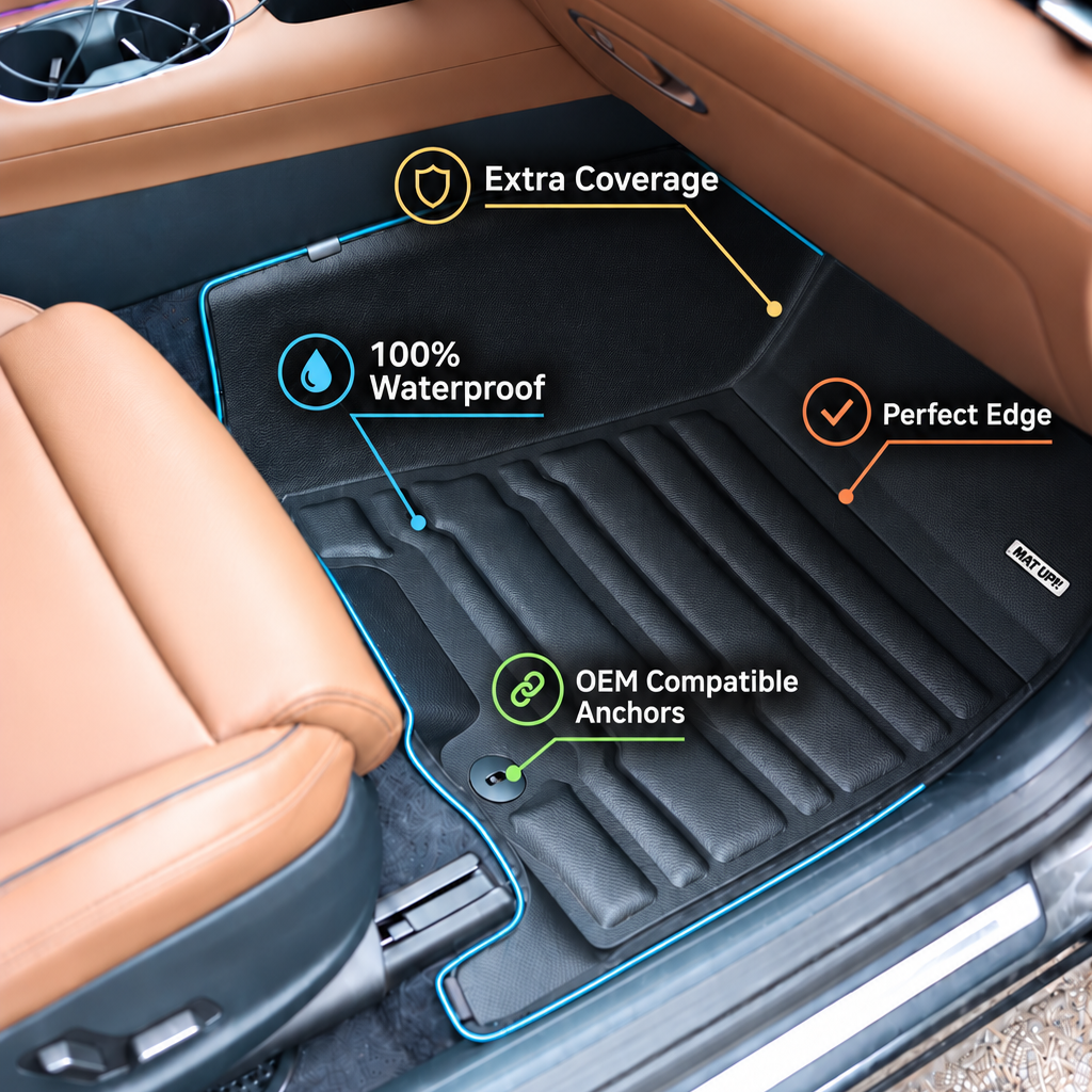 Lexus GX (5 Seat) Floor Mats 2024-2027 | Covers Row 1 & 2