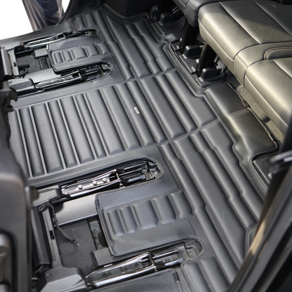 Full-coverage Mat Up! floor mats installed - all three rows protected