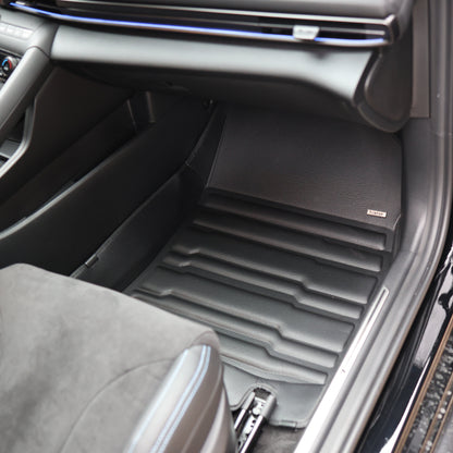 Hyundai custom-fit all-weather floor mats by Mat Up!, installed