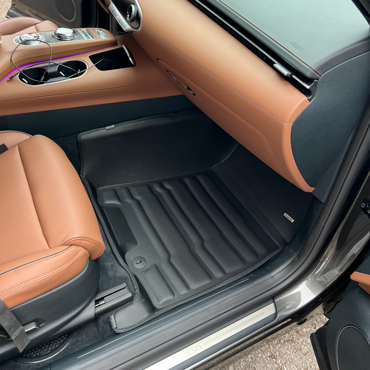 Genesis GV70 Floor Mats 2026 | Covers Row 1 & 2