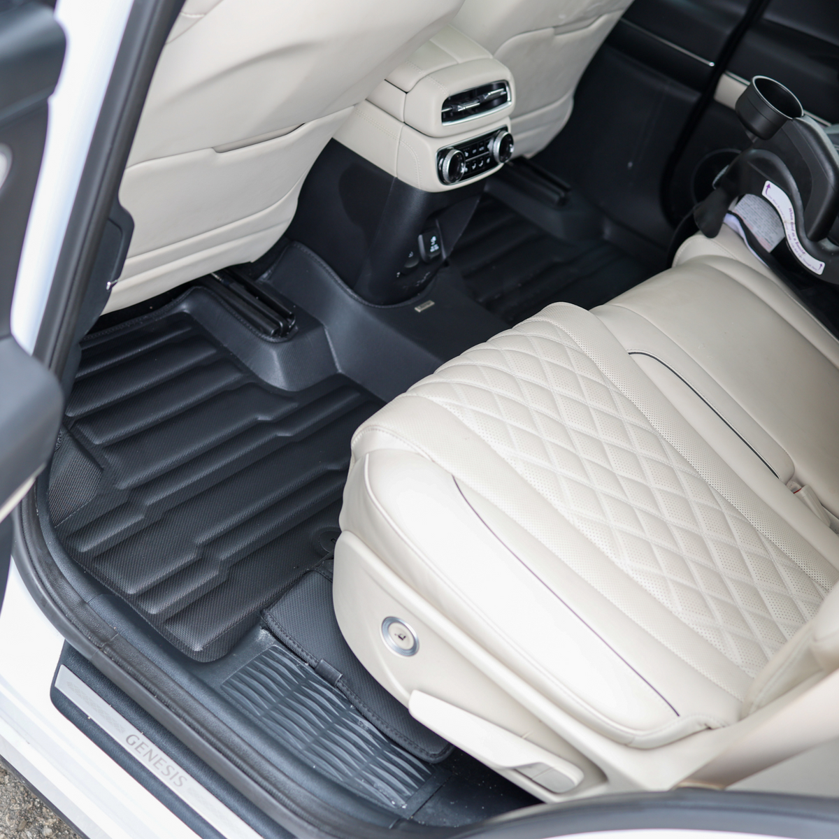 Genesis GV80 (5 Seat) Floor Mats 2025-2026 | Covers Row 1 & 2