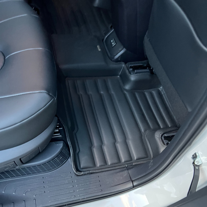 Toyota Highlander (8-Seat) (Hybrid) 2019-2026 custom floor liner set with anti-slip backing