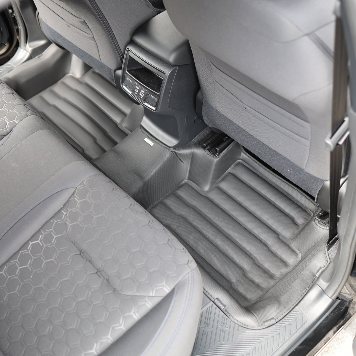 Subaru custom-fit all-weather floor mats by Mat Up!, installed