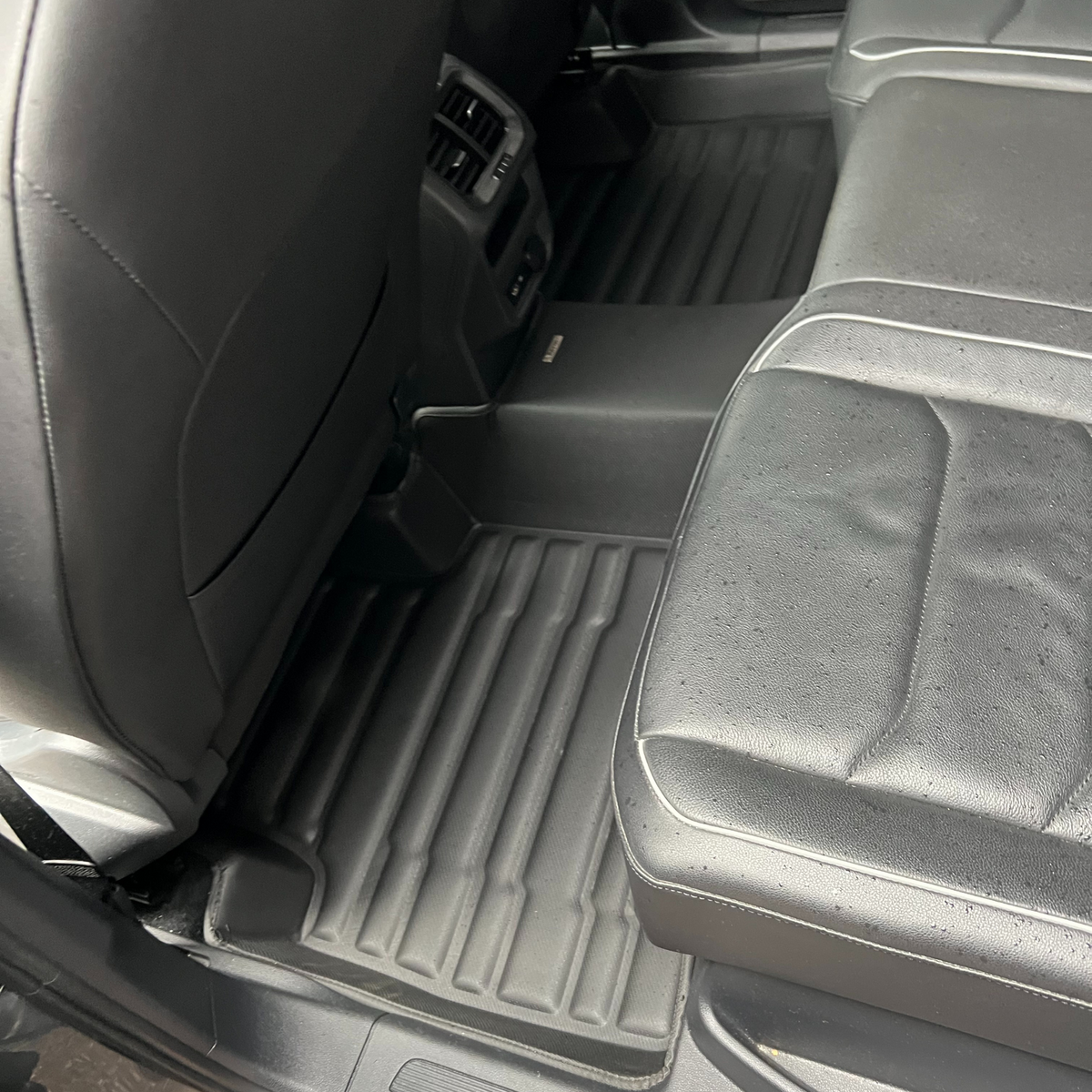 Volkswagen Tiguan 2025-2026 custom floor liner set with anti-slip backing