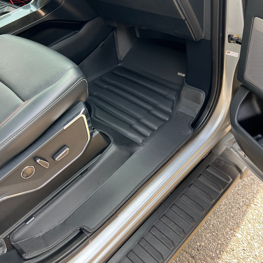 Ford F150 Lightning without Rear Seat Storage 2022-2026 custom-fit floor mats by Mat Up!