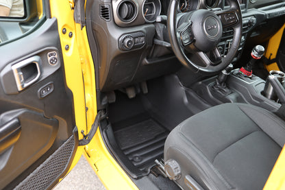 Jeep Wrangler JL 2Dr Floor Mats 2018-2027 | Covers Row 1 & 2