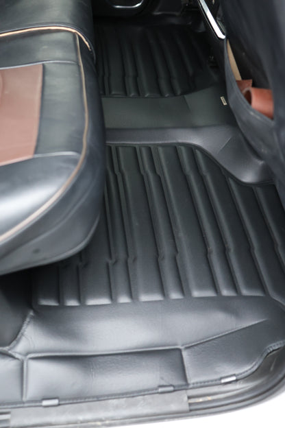 GMC Sierra 1500 CrewCab Floor Mats 2019-2027 | Covers Row 1 & 2