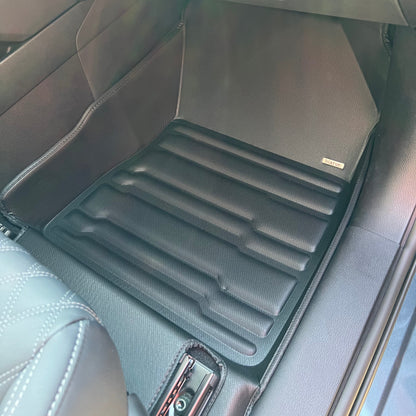 Mitsubishi custom-fit all-weather floor mats by Mat Up!, installed