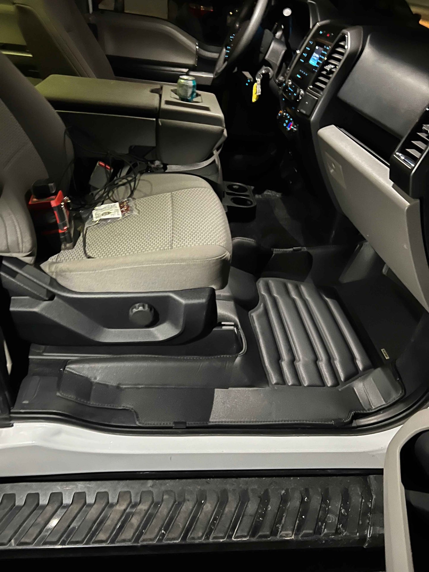 Ford F150 Front Bench Seat Floor Mats 2015-2026 | Covers Row 1 & 2