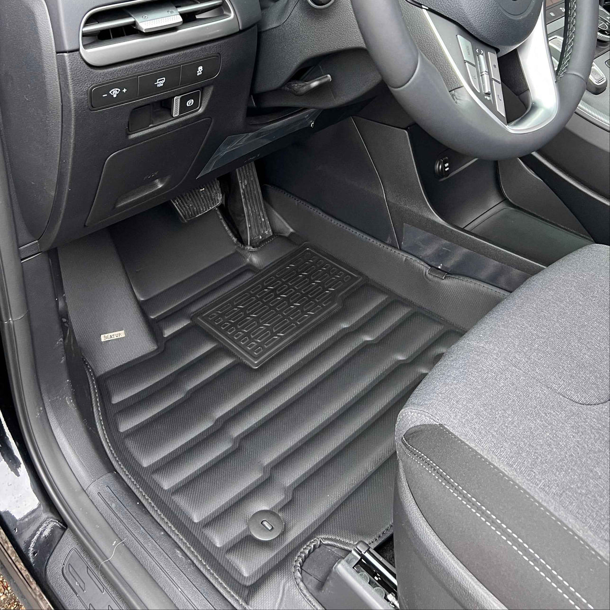 Kia Telluride (8 Seat) Floor Mats 2020-2025 | Covers Row 1, 2 & 3