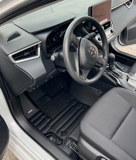 Toyota Corolla Sedan (Non-Hybrid) Floor Mats 2020-2026 | Covers Row 1 & 2