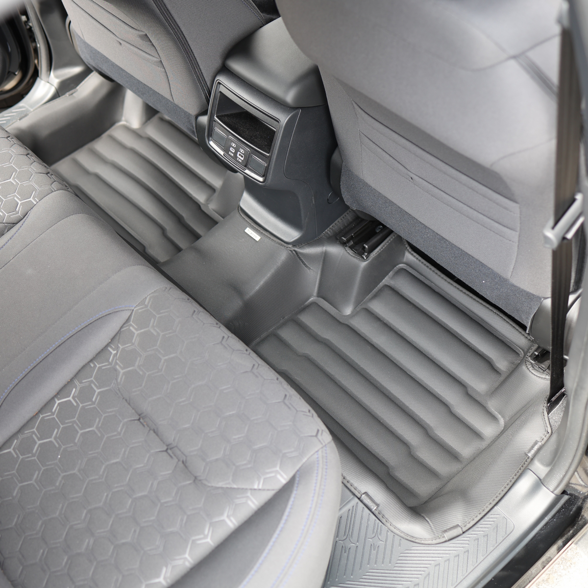 Cadillac XT6 (6 Seat) 2020-2025 custom floor liner set with anti-slip backing