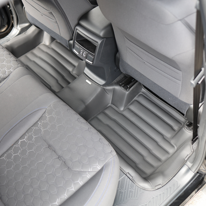 Cadillac XT6 (6 Seat) 2020-2025 custom floor liner set with anti-slip backing