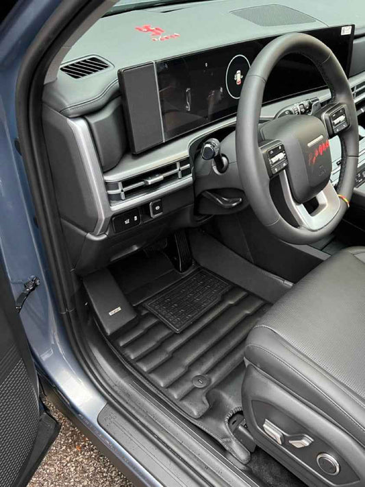 Hyundai Santa Fe Hybrid (7 Seat) Floor Mats 2024-2026 | Covers Row 1, 2 & 3