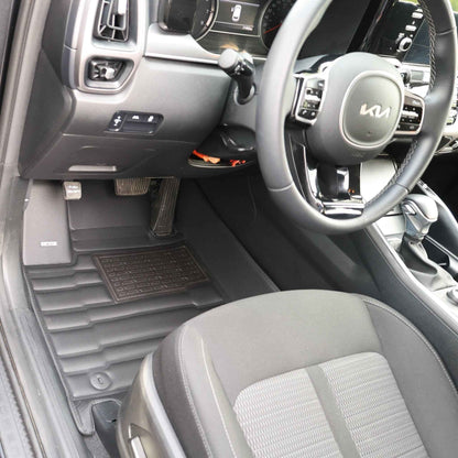 Kia Sorento (7 seater) (NON-Hybrid) Floor Mats 2021-2026 | Covers Row 1, 2 & 3