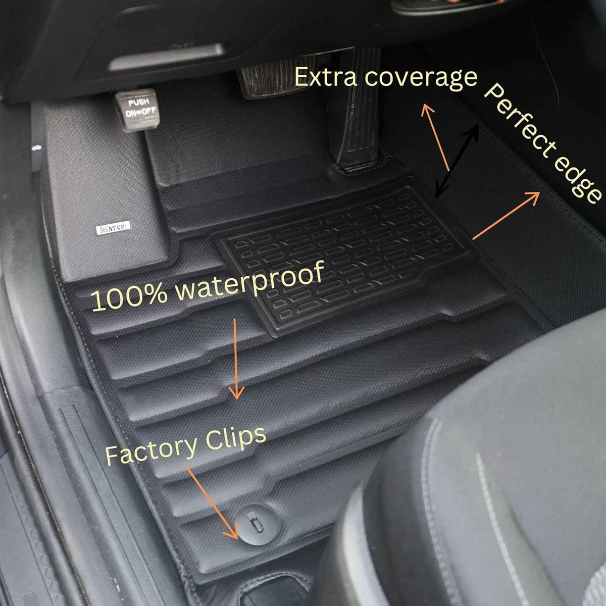 Land Rover Defender 90/110/130 Floor Mats 2020-2025 | Covers Row 1 & 2