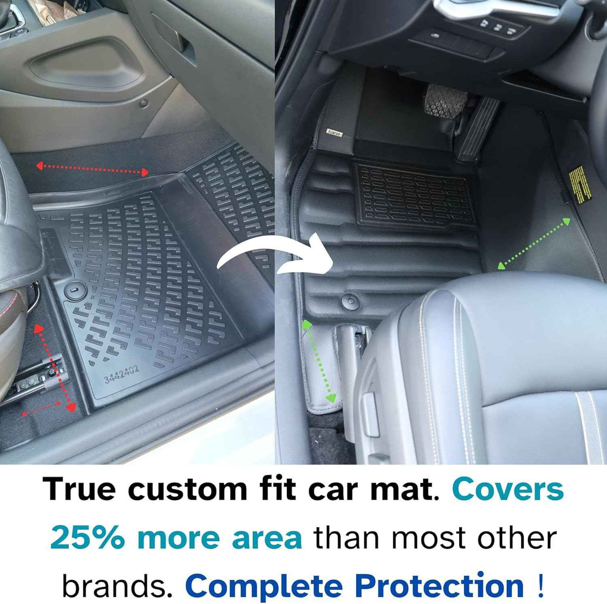 Land Rover Defender 90/110/130 Floor Mats 2020-2025 | Covers Row 1 & 2
