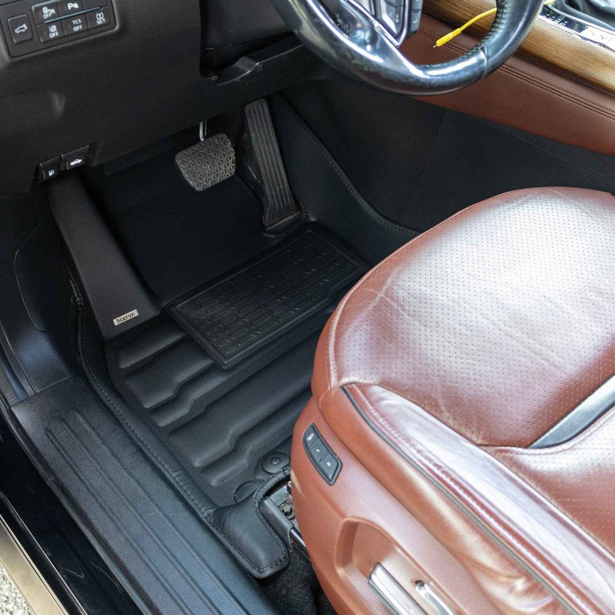 Mazda CX-9 CX9 (7 Seat) Floor Mats 2016-2023 | Covers Row 1, 2 & 3