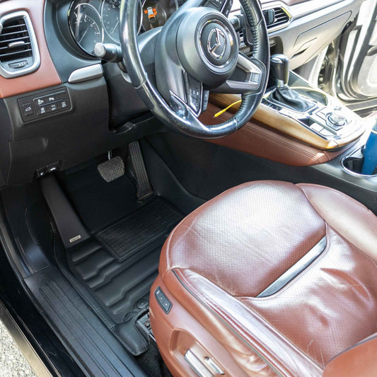 Mazda CX-9 CX9 (7 Seat) Floor Mats 2016-2023 | Covers Row 1, 2 & 3