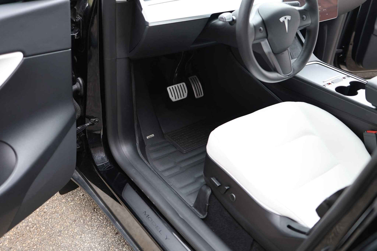 Tesla Model Y Floor Mats 2020-2025 | Covers Row 1 & 2
