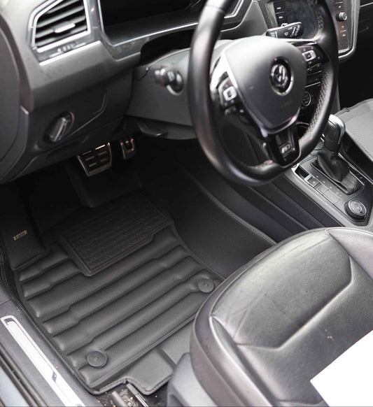 Volkswagen Tiguan Floor Mats 2025-2026 | Covers Row 1 & 2